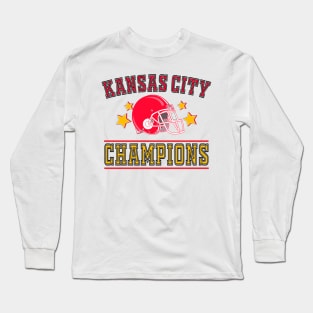 Kansas City Chiefs Champions LVII Long Sleeve T-Shirt